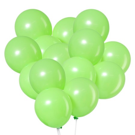 Latex ball 12 ", pastel, set 100 pcs., Salad color-1