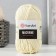 Yarn "Macrame Macrama" 100% polyester 130m/90g (137 dairy)