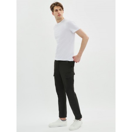 Sports male trousers, size 56, black color-2