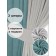 Set of curtains "Canvas", size 200x250 cm, 2 pcs, biruisic color, gray color
