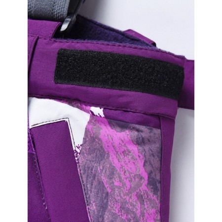 Ski costume for a girl, height 146 cm, purple color-8