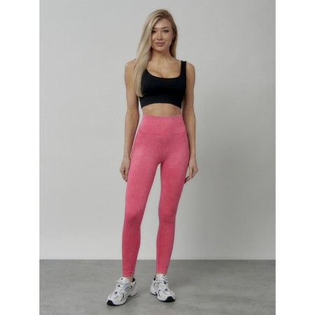 Femic fitness legins, size 46, pink color-2