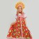 Carnival kokoshnik "queen" from felt, with sparkles