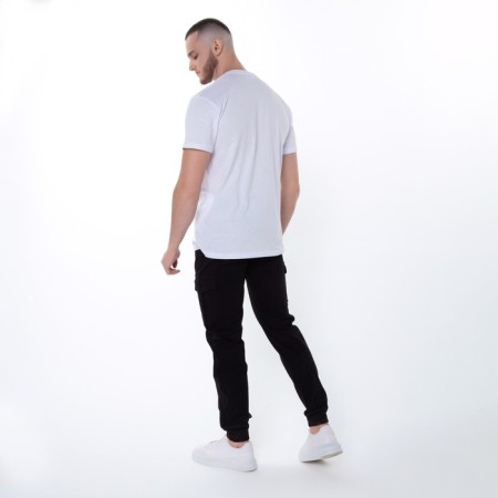 Joggers male, black color, size 40 (58)-5