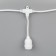 Girlyand "Retro Belt Light" 10 m, IP54, UMS, white thread, step 100 cm, E27 (without lamps), 220 V