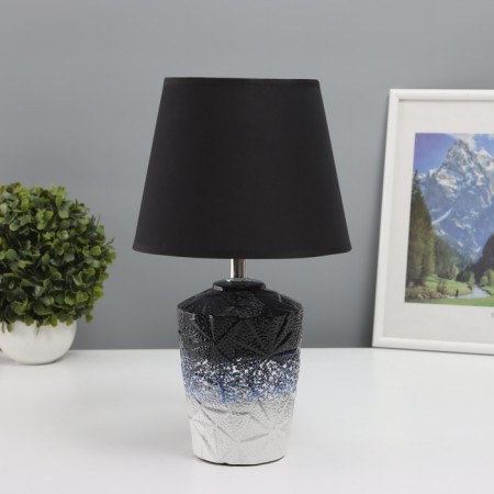 Table lamp "Dunmei" 1x40W E14 black/white 19.5x19.5x35cm