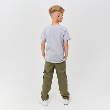 T -shirt children's minku color gray, height 158-2