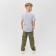 T -shirt children's minku color gray, height 158