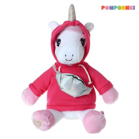 Soft toy "Unicorn", fashionable, 21 cm-1