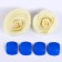 Set for creativity: Decor made of felt and a set of beads "Flower style"