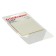 Block with a sticky edge plastic 75x75 mm, Erichkrause "Clear", 50 sheets, transparent