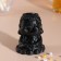 Concrete center "Buddha" height 7 cm, d-2.4 cm black