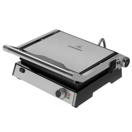 Electric grill Maunfeld MF-1324S, 2000 W, anti-stick coating, 29x24 cm, gray