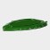 Serve dish "Liszt", 37.5 × 23.5 × 2 cm, green color