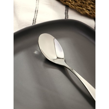 A spoon of teaspoon of stainless steel "Mario", length 16 cm, silver color-1