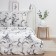 Bed linen saving and 2 joint venture "Magnolia", 175x215cm, 180x215cm, 70x70cm-2 pcs, polysatin, 80 g/m²