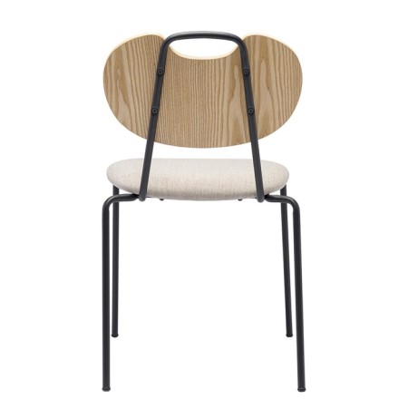 Hillen chair, 565 × 445 × 785 mm, the color is light brown-8