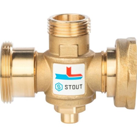 Mixing valve stout SVM-0050-326006, 1 1/2 "x1 1/2" x1 ", internal/external/internal, 60 ° C-2
