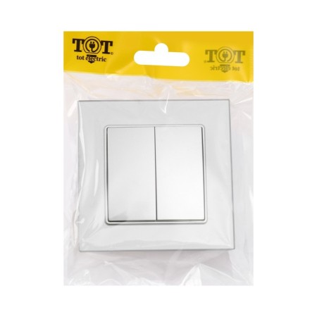 TOT GLOSSY GLASS, 10 A, 2 keys, hidden, glass, silver-4
