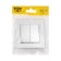 TOT GLOSSY GLASS, 10 A, 2 keys, hidden, glass, silver