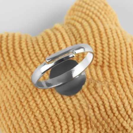 The needle-ring "Bear", 5 × 5.5 × 4 cm, brown color-2