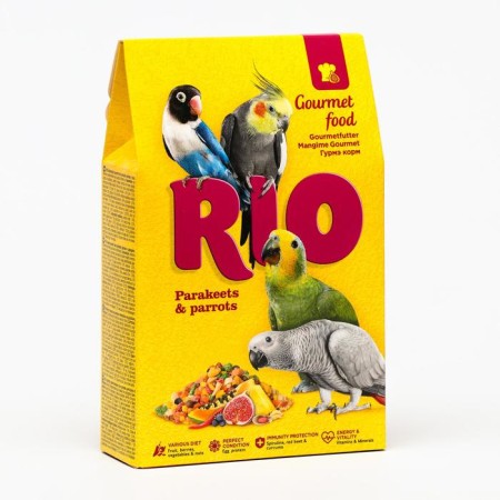 RIO "GURME" feed for medium and large parrots, 250 g