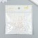 Decor for creativity Plastic "Broke with mother of pearl" White 1.8x2 cm