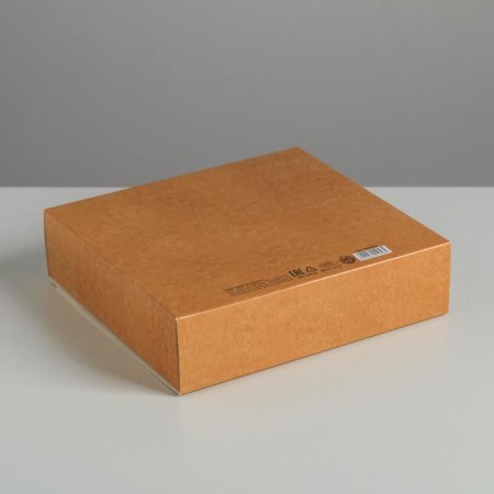 Folding Gift Box "New Year", 20 x 18 x 5 cm, new year-1