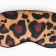 Silk mask for sleep "Leo", 20 x 9 cm, brown color