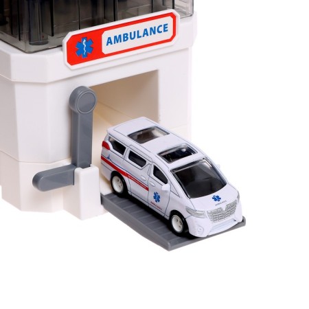 Parking "Ambulance", with 2 cars, light and sound-6