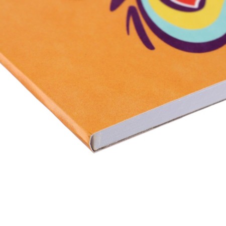 A5 sketchbook, 40 sheets, gluing, “harmful advice”, cover covered paper, hard substrate, block 100 g/m²-3