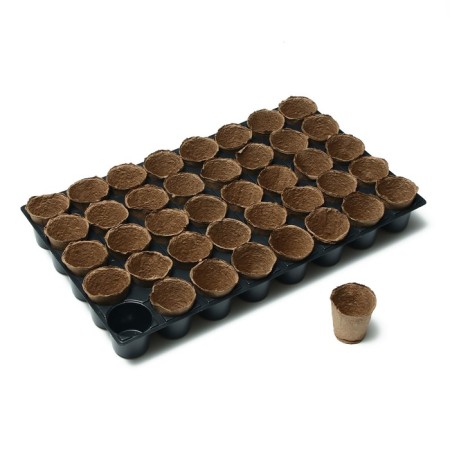 Set for seedlings: peat pot 6 × 6 cm, cassette for 40 cells, Greengo-1