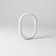 A set of rings for curtains in the bathroom IDDIS White RID011P