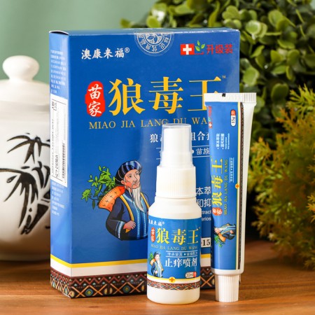 Set: antipruritic ointment 15g+spray 30 ml