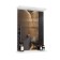 Universal mirror Sansstar "50" with backlight and shelf