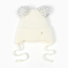 Baby hat, milk color, size 50-52