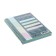 Smooth block for notebooks on 4 rings A5, 200 sheets in a cage, individual packaging, tinted block, 4 colors