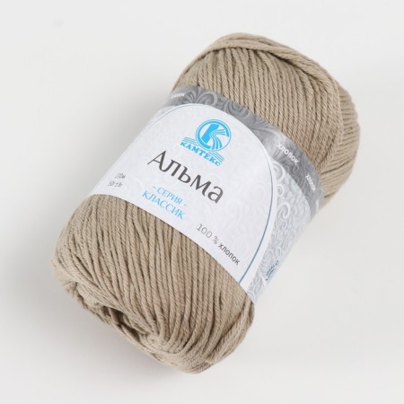Yarn "Alma" 100% cotton 170m/50g (bronze - 065)-1