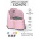 Pot children's Amarobaby Ergonomic, with a lid, pink color