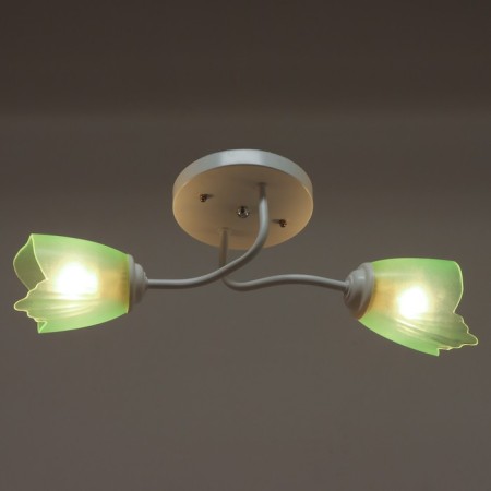 Chandelier 1341002/2GN E27 15W white-green Bayerlux-2