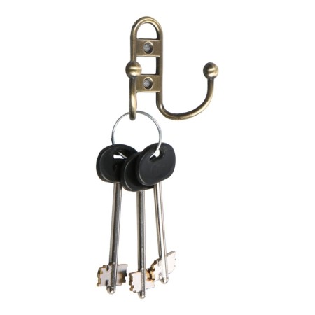 Furniture tundra hook TKD017, two -rod, bronze, 4 pcs TMP-1