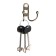 Furniture tundra hook TKD017, two -rod, bronze, 4 pcs TMP