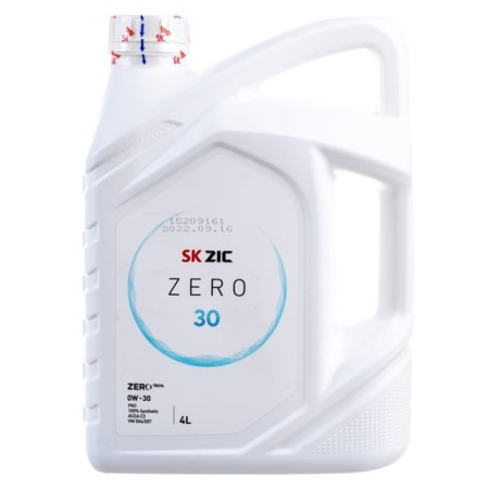 Transmission oil zic zero 0W-30, Acea C3, synthetic, 4 liters