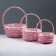 Set of baskets "Whole Wick", 3 pcs, 30 × 13/34 cm, 25 × 11/31 cm, 20 × 9/25 cm, willow