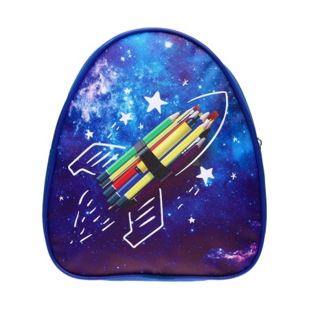 Baby backpack "Rocket", 23*20.5 cm, + notebook A6 Calligrata-2