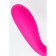 Vibrator for pairs Lovense Quake Dolce, silicone, pink color, 20 cm