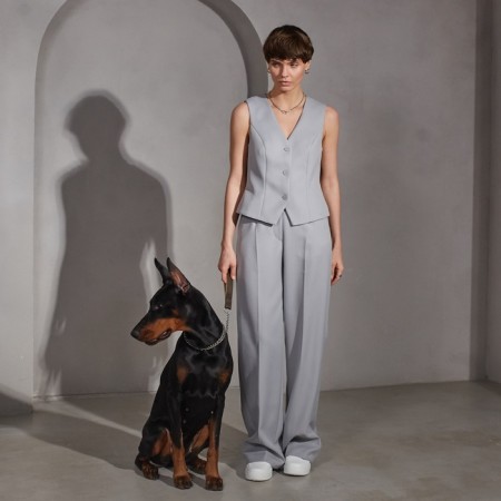 Women's vest MIST: Classic Collection p. 46, gray color-11