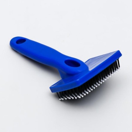 Pucoding plastic soft with rounded teeth, small, 6 x 13.5 cm, blue-2