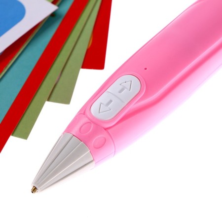 3D handle "New Year" set of PCL plastic, mod. Pn008, pink color-3