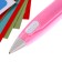 3D handle "New Year" set of PCL plastic, mod. Pn008, pink color